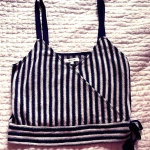 COPY - Madewell Stripped Crop Tank